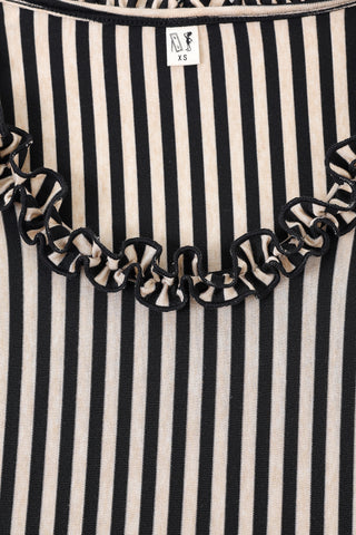 Jester Romper Cream Stripe