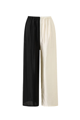 Satin Two Toned Pants