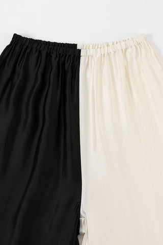 Satin Two Toned Pants