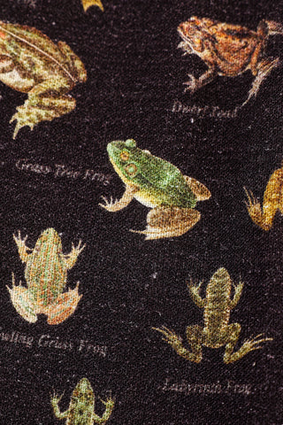 Long Sleeve Smocked Soft Linen Blouse Favorite Frogs