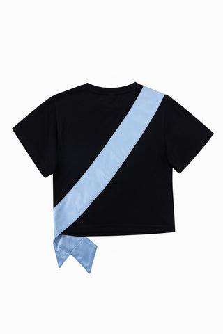Winner's Sash Wool Blend Tee Black/Blue