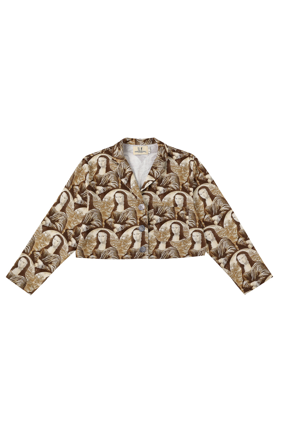 Mona Linen Crop Jacket