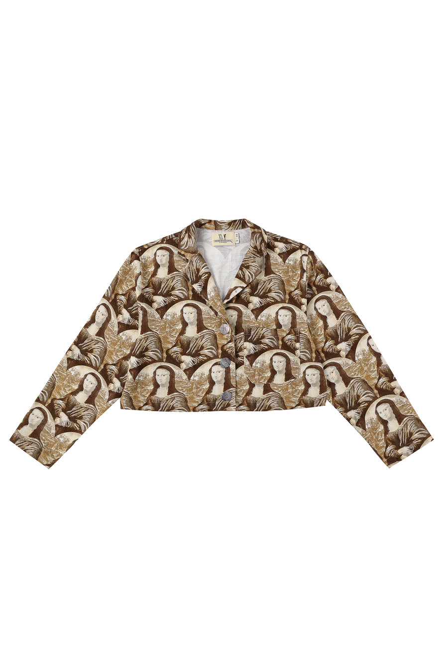 Mona Linen Crop Jacket