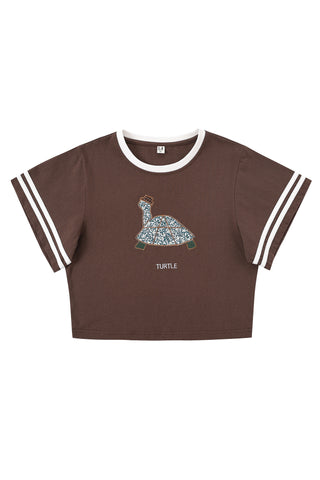 Turtle Tommy Tee Brown