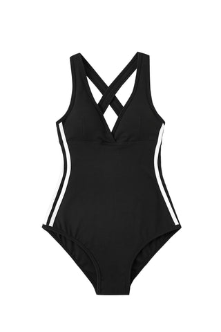 Sporty Spice Crossback One Piece Swimsuit