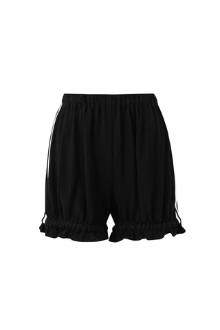 Sporty Soft Linen Bloomers Black