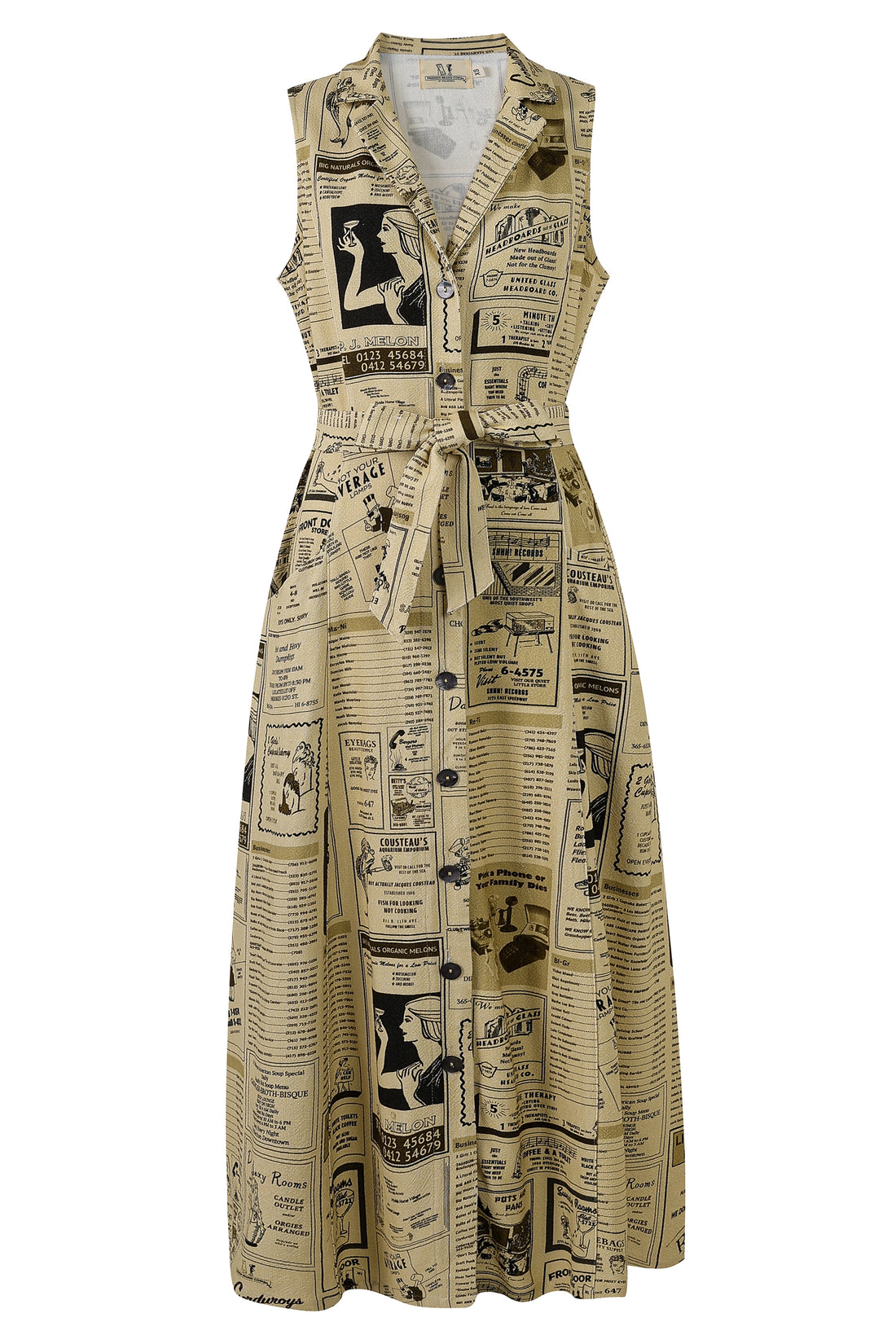 Ms. Honey Dress in Yellow Pages