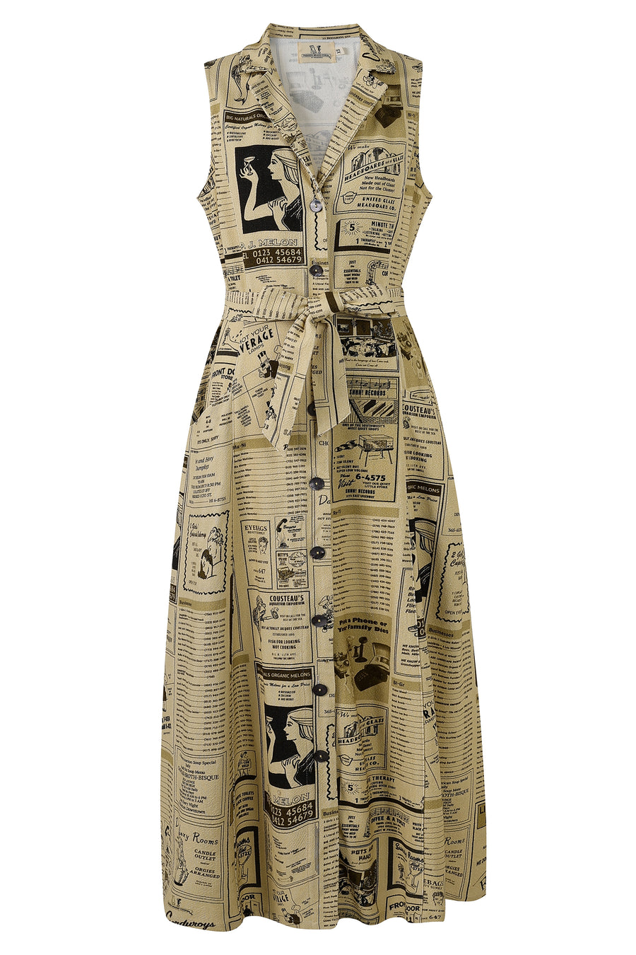 Ms. Honey Dress in Yellow Pages