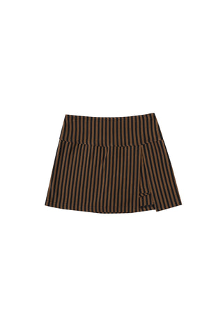 Mini Skort Brown Stripe