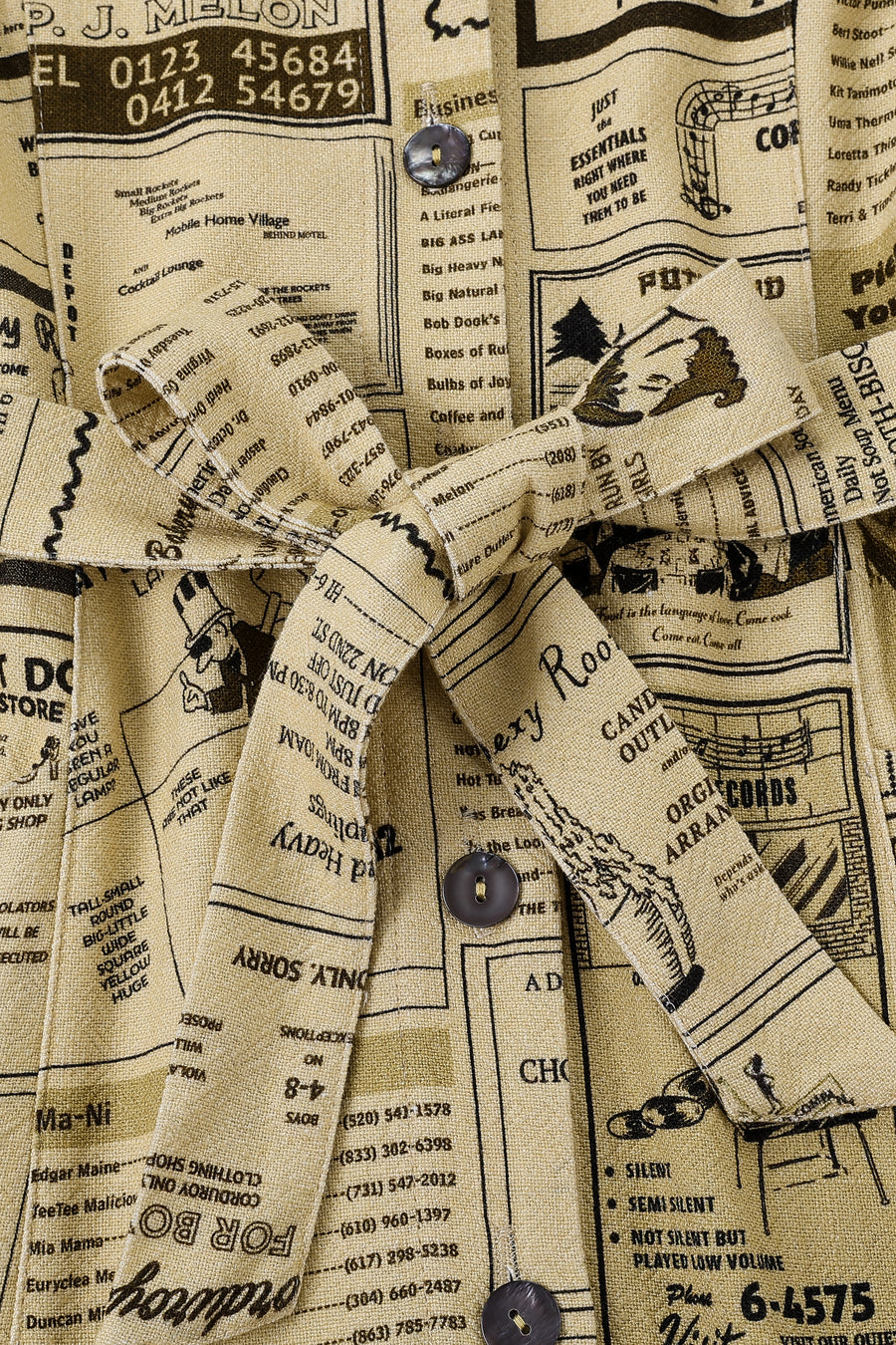Ms. Honey Dress in Yellow Pages