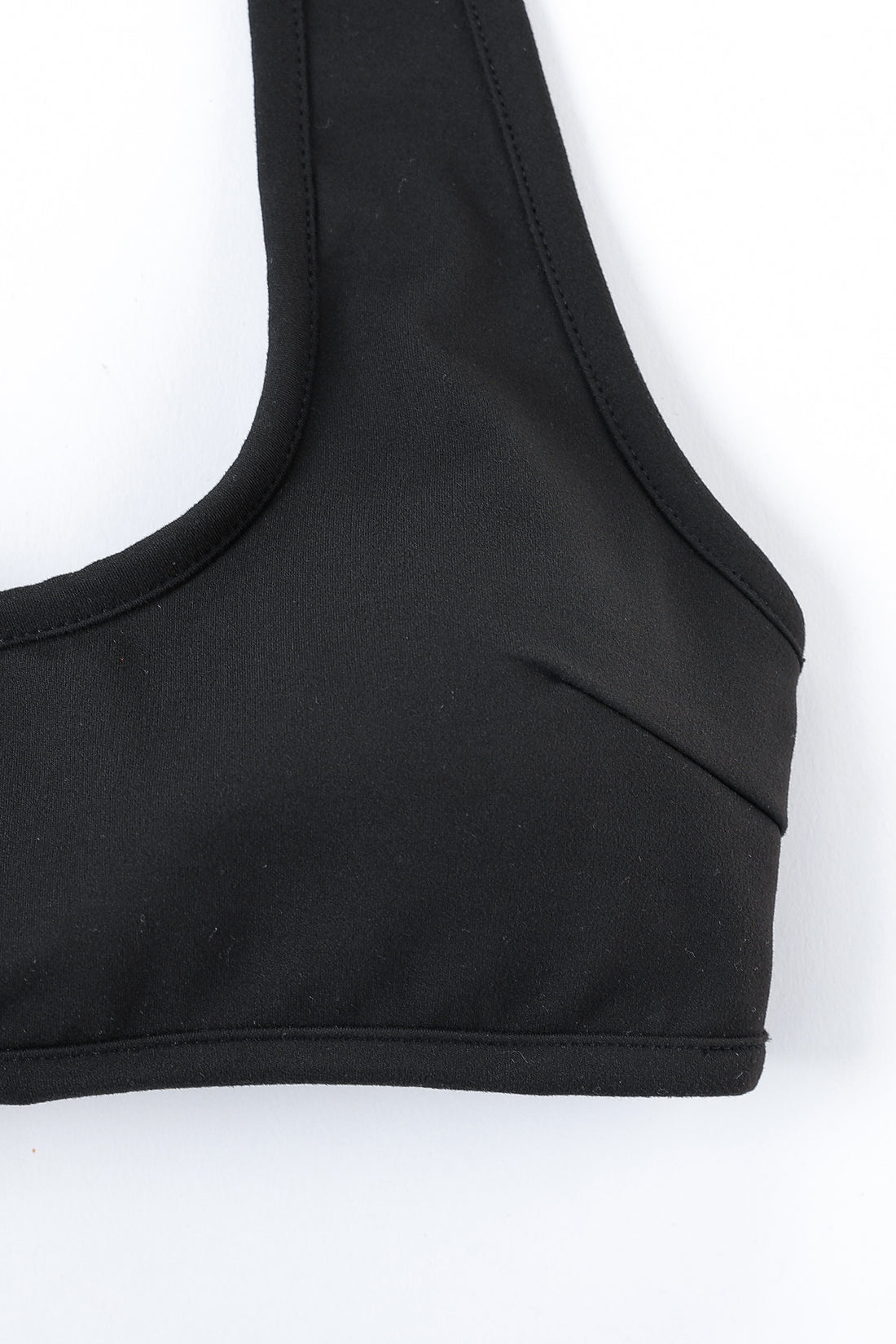 Yoga Halter Bra Top Black