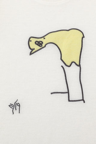 Kids Duck Tee White By Skip Gazin