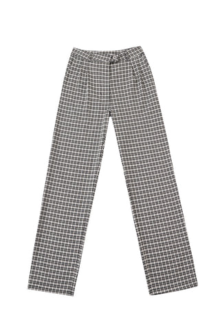 Winged Heart Tramp Stamp Pants Black Check