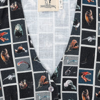 Cute Fish Crop Linen Vest