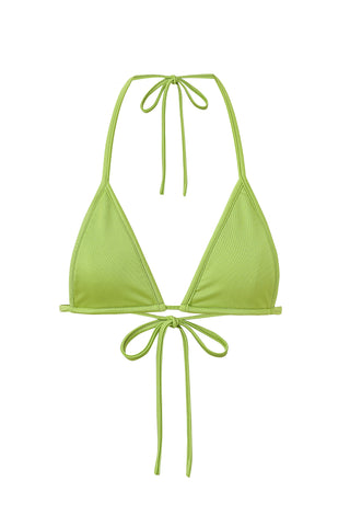 Skimpy Triangle Bikini Top Lime Green