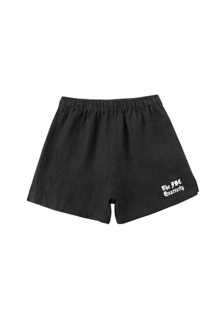 The FBC Quarterly LUX Linen Shorts Black