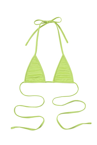 Skimpy Triangle Bikini Top Lime Green