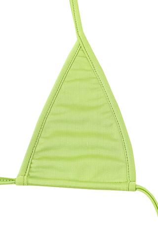 Skimpy Triangle Bikini Top Lime Green