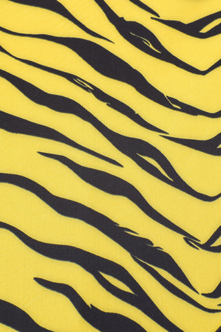 One Piece Swimsuit Tiger Stripe