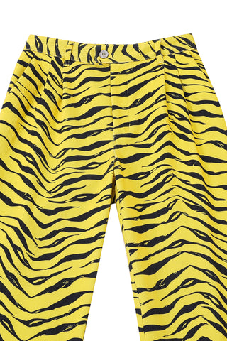Cotton Trousers Tiger Stripe