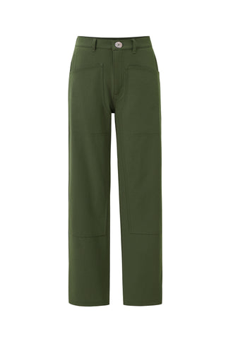 High Waisted Trail Pants Moss