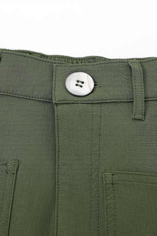High Waisted Trail Pants Moss
