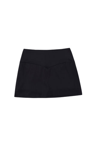 Belt Mini Skort Black