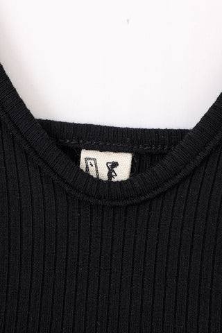 Lounge Tencel Rib Plunge Bralette Black