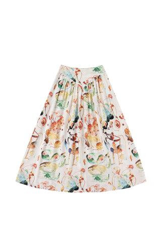 Park Skirt Soft Linen Nightmare Stains