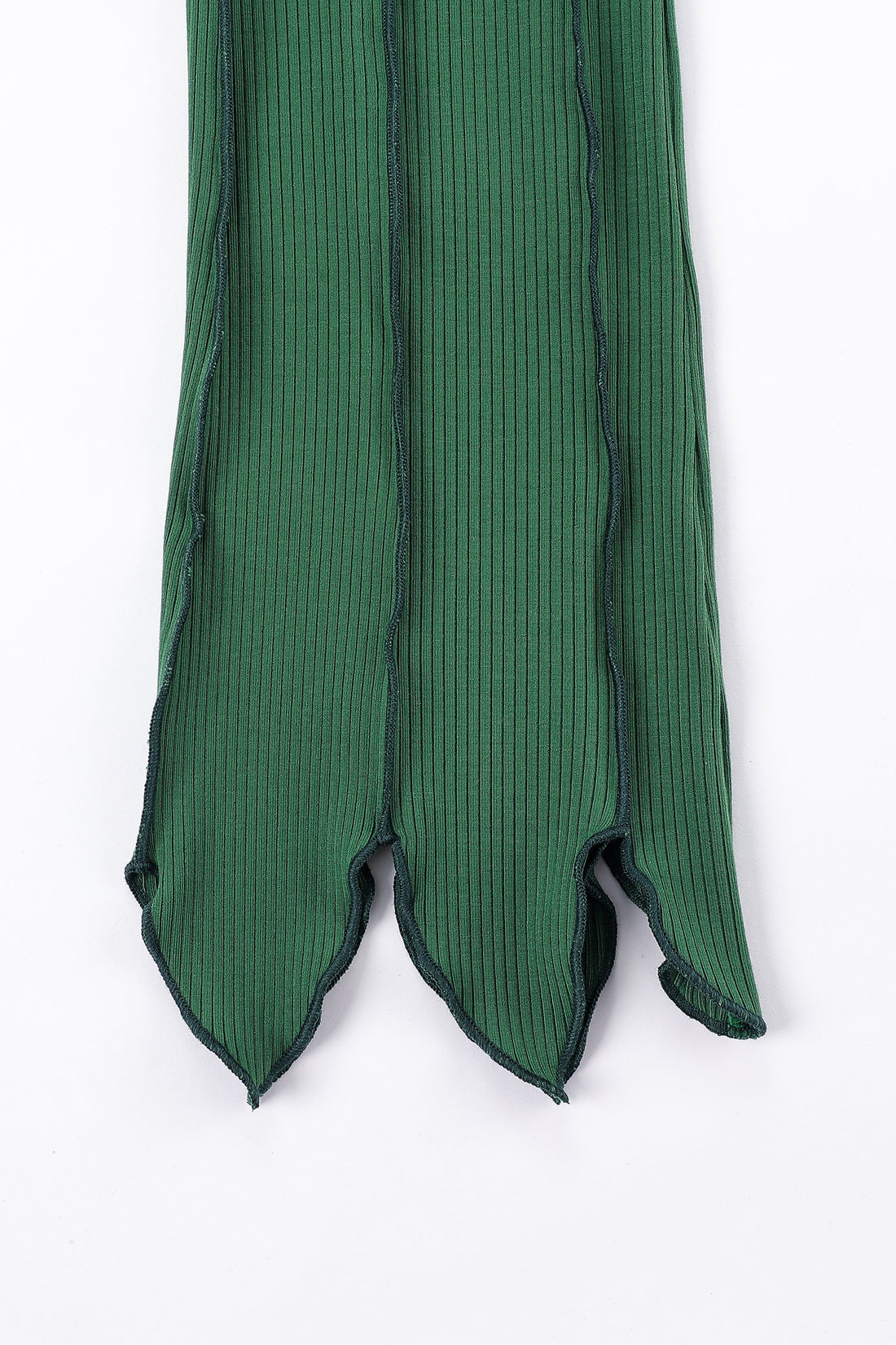 Green Leaf Tencel Rib Pants