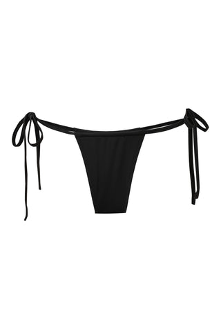 Skimpy String Bikini Bottoms Black