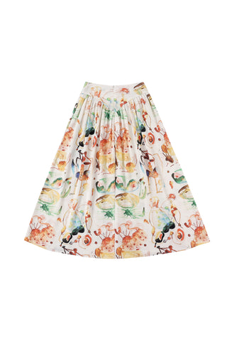 Park Skirt Soft Linen Nightmare Stains