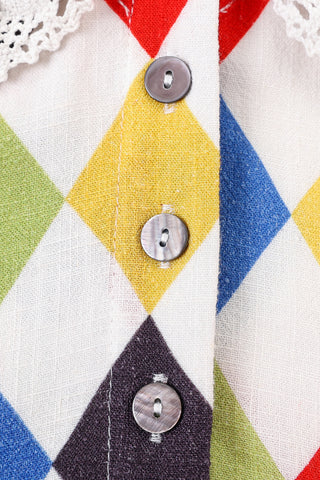 Harlequin Blouse Soft Linen