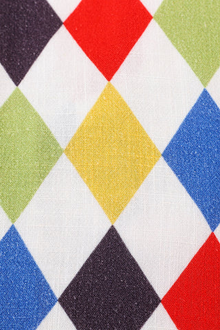 Harlequin Blouse Soft Linen