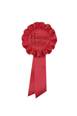 Honorable Mention Hair Clip Red