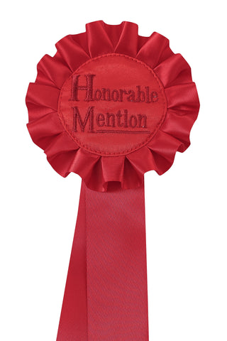 Honorable Mention Hair Clip Red