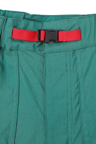 Green Nylon Trail Shorts