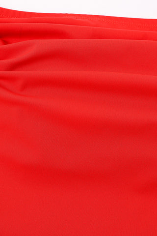 Convertible Belt Top Red