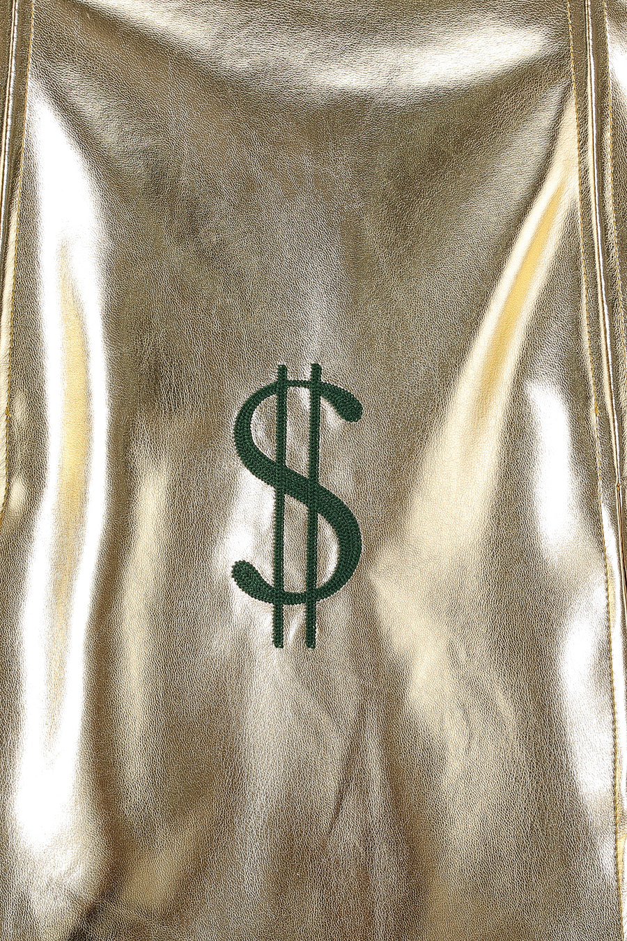 Greed Gold faux leather Skirt