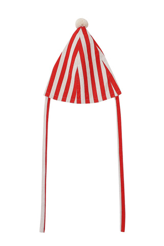 Adult Striped Clown Hat Thick Linen