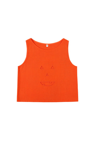 Jack O' Lantern Shift Tank Soft Linen
