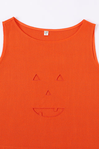 Jack O' Lantern Shift Tank Soft Linen