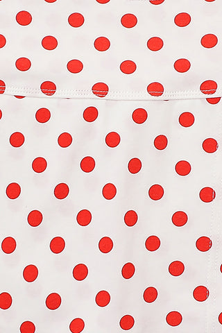 Mini Skort Red Polka Dot