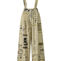 Linen Wide Leg Trousers Yellow Pages