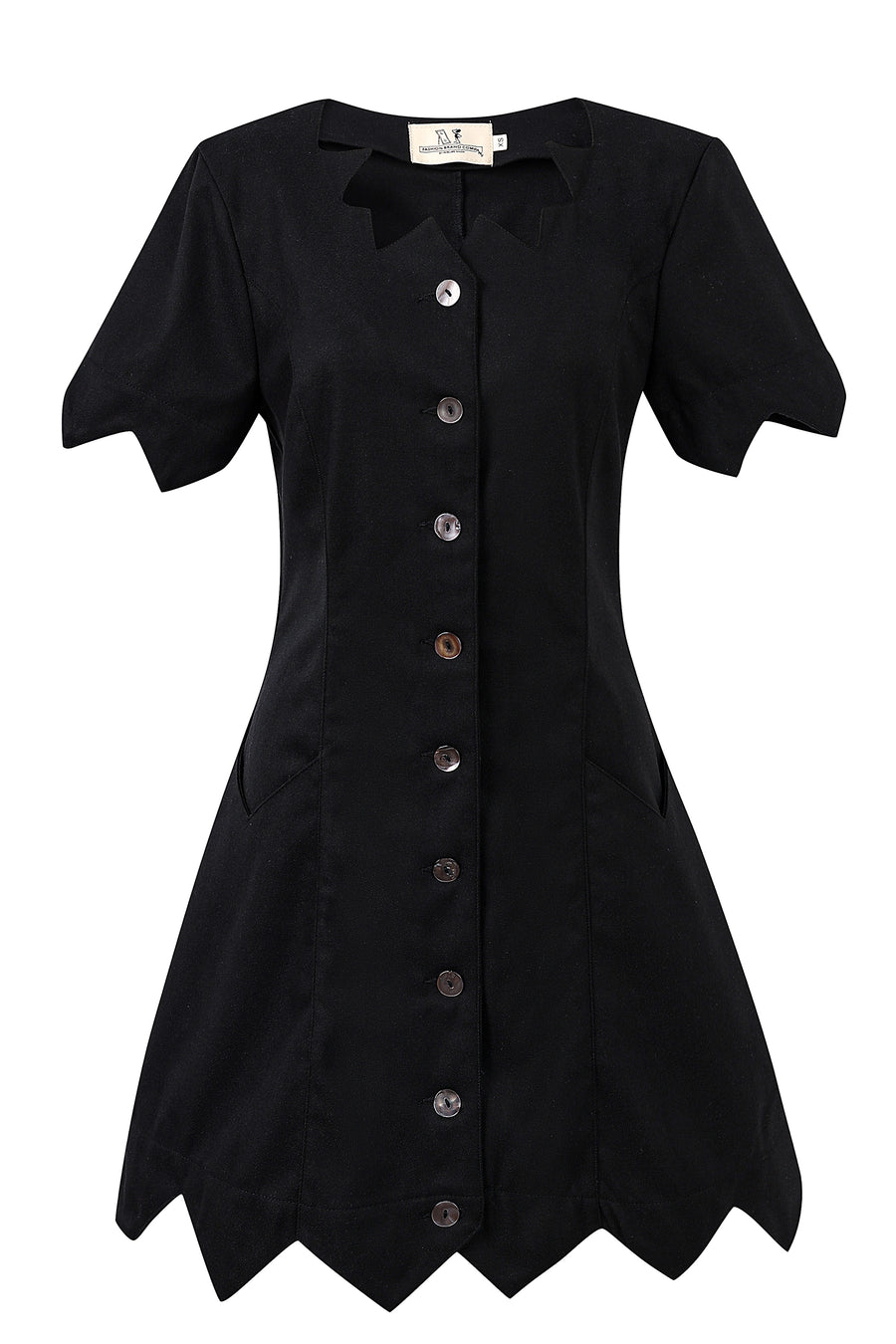Tattered Button Up Witch Dress