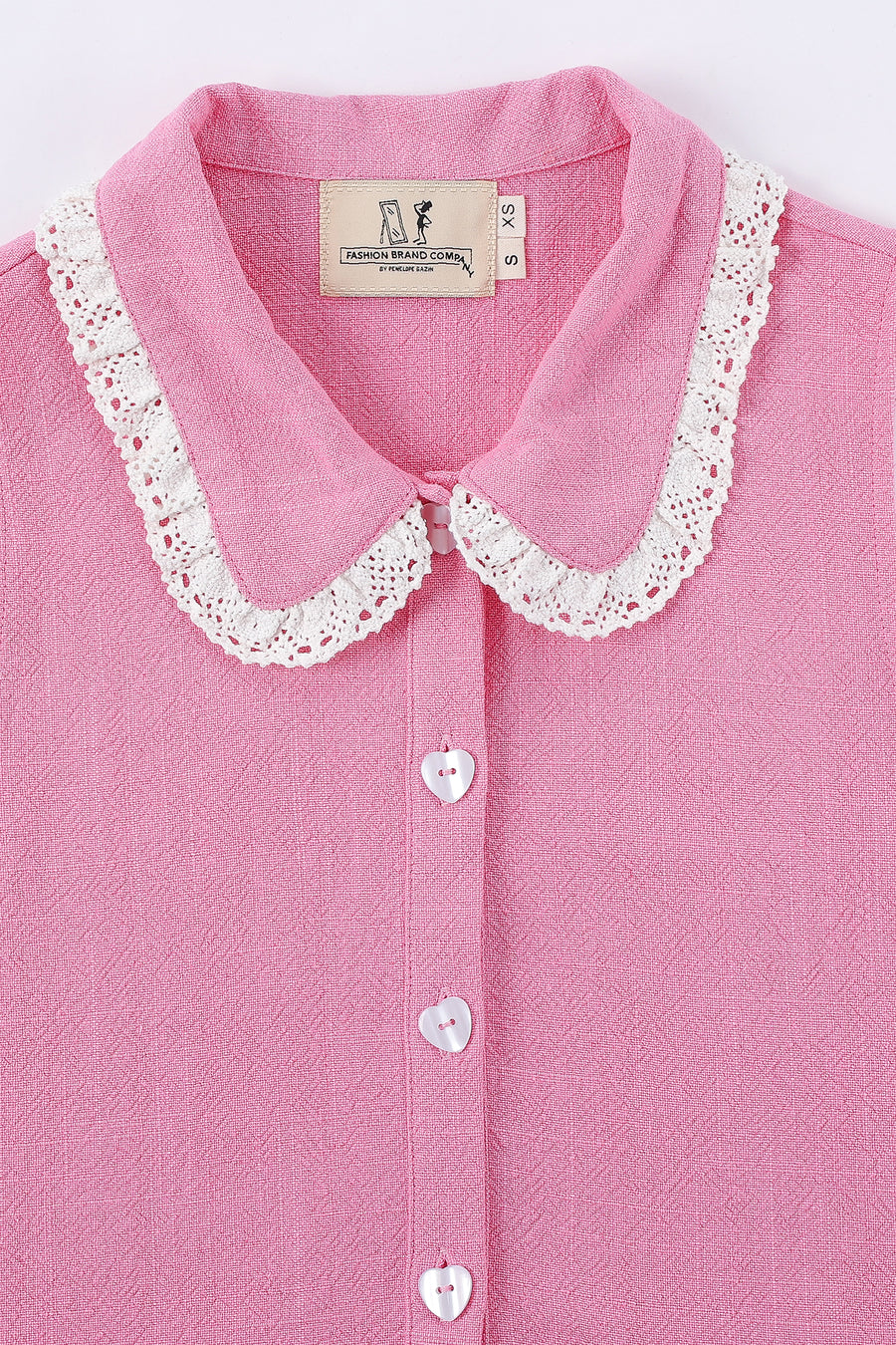 SUMMER LOVE linen Tank Pink