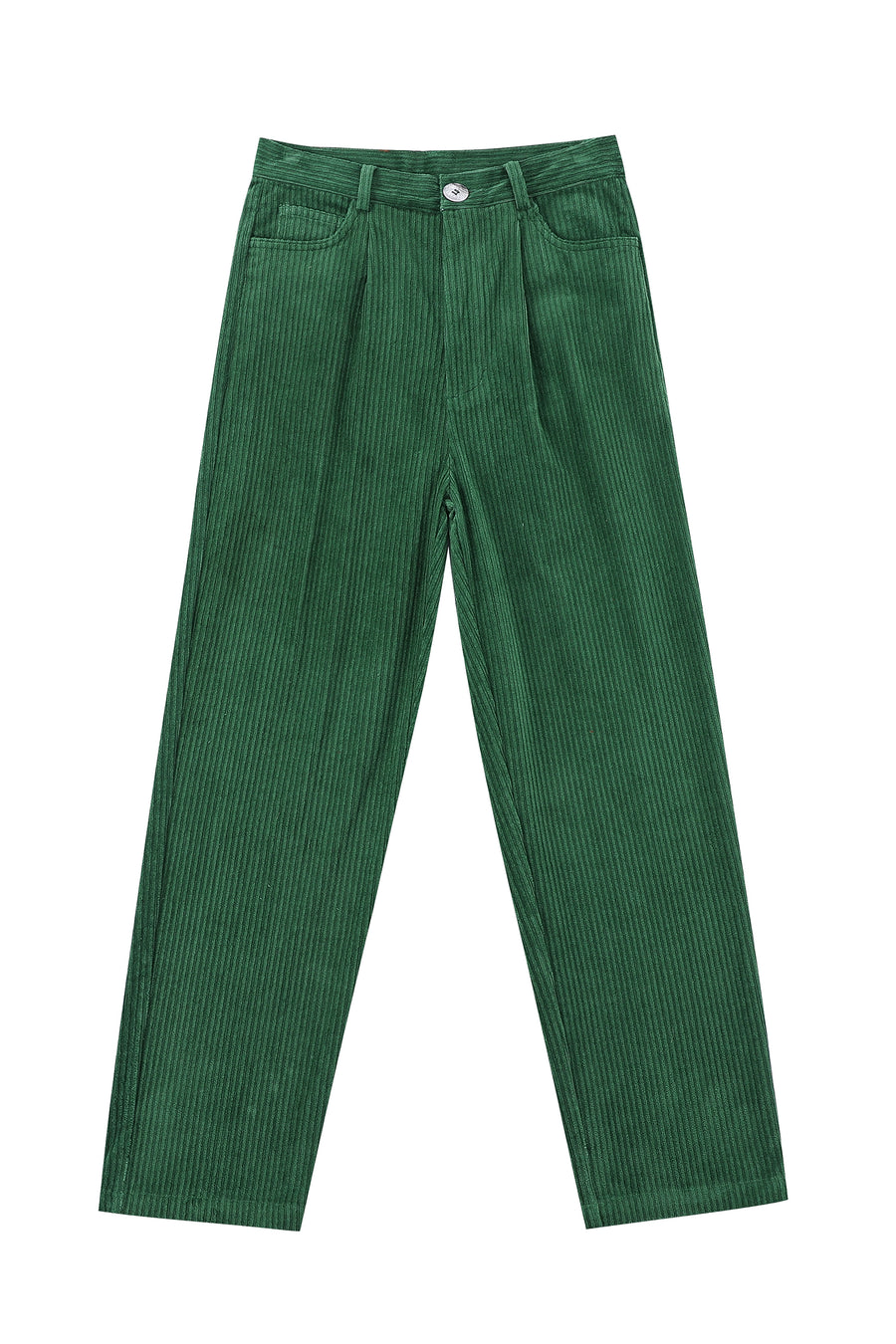 Unisex POISON GREEN Corduroy Grampa Trousers