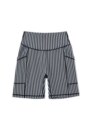 Surf Stripe Shorts Black/Blue