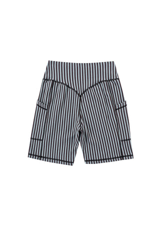 Surf Stripe Shorts Black/Blue