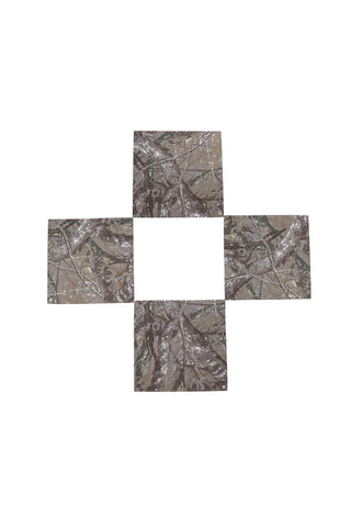 Set of 4 Linen Napkins Forest Camo